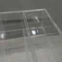 MOBUTOFU 2pcs Acrylic Eyeglasses Storage Box Display Case Eye Glasses Organizer Glasses Case