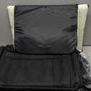 Veraste 33 Inch Collapsible Travel Dog Crate for Medium Large Dogs, Portable Dog Crate 4-Door Foldable Soft Kennel with Durable Mesh Windows for Indoor & Outdoor Travel, with Storage Bag,Black