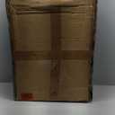 Alunaune 24" Metal Bar Stools Set of 4, Saddle Seat Backless Counter Height Barstools Kitchen Island Counter Stool Dining Chairs-Brown