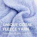 Geyoga 6 Pairs Fuzzy Socks Women Soft Fluffy Cozy Slipper Winter Warm Microfiber Plush Sleeping Socks Gifts for Valentines