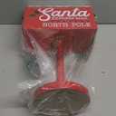 Christmas Decorations Santa Mailbox, 15.5" H x 9.5" W Express Mail to North Pole Metal Letter Box, Christmas Decorative Box for Home Room Indoor Outdoor Front Door Xmas Holiday Party