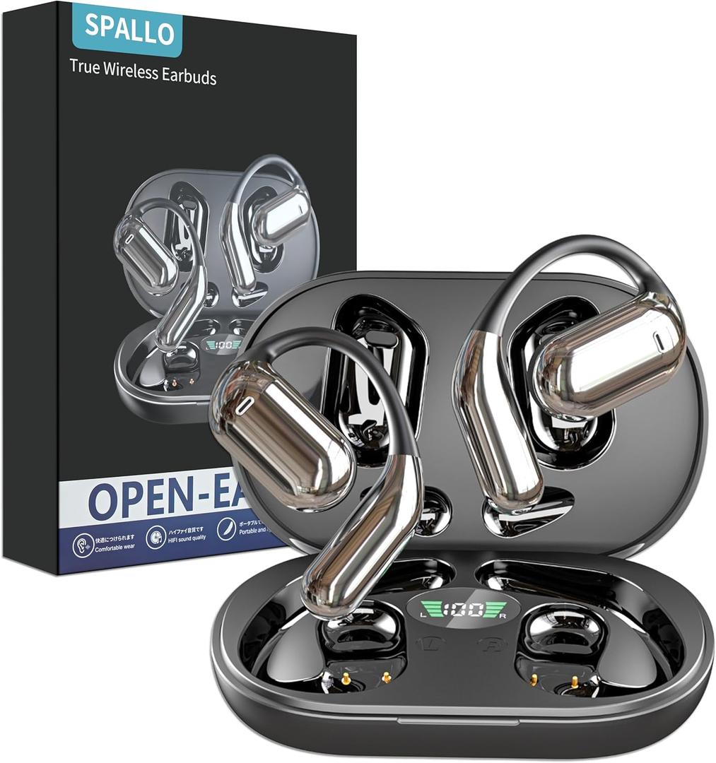 3-in-1 AI Real-Time Language Translation Earbuds: 144 Languages & Accents Translation Device Earphones,Two-Way Translating,Long Battery Life, Ideal for Travel, Study, & Business (YYK-Q16 Black)