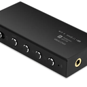 Questyle M18i Headphone Amplifier Bluetooth 5.4 Receiver Portable USB DAC Amps High Resolution with 4.4mm and 3.5mm Dual Outputs Supports PCM 384kHz/DSD256 LDAC Lossless for Smartphones/PC/Laptops