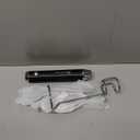 Maestri House Rechargeable Milk Frother with Stand, LunaFro Handheld Electric Foam Maker Waterproof Detachable Stainless Steel Whisk Drink Mixer Foamer for Lattes, Cappuccino (Black)