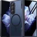 MOBOSI Magnetic for Z Fold 7 Case with Privacy Screen Protector, Samsung Galaxy Z Fold7 Cover[Compatible with Magsafe & Full Body Hinge Protection] Shockproof Phone Cases for Zfold 7, Black