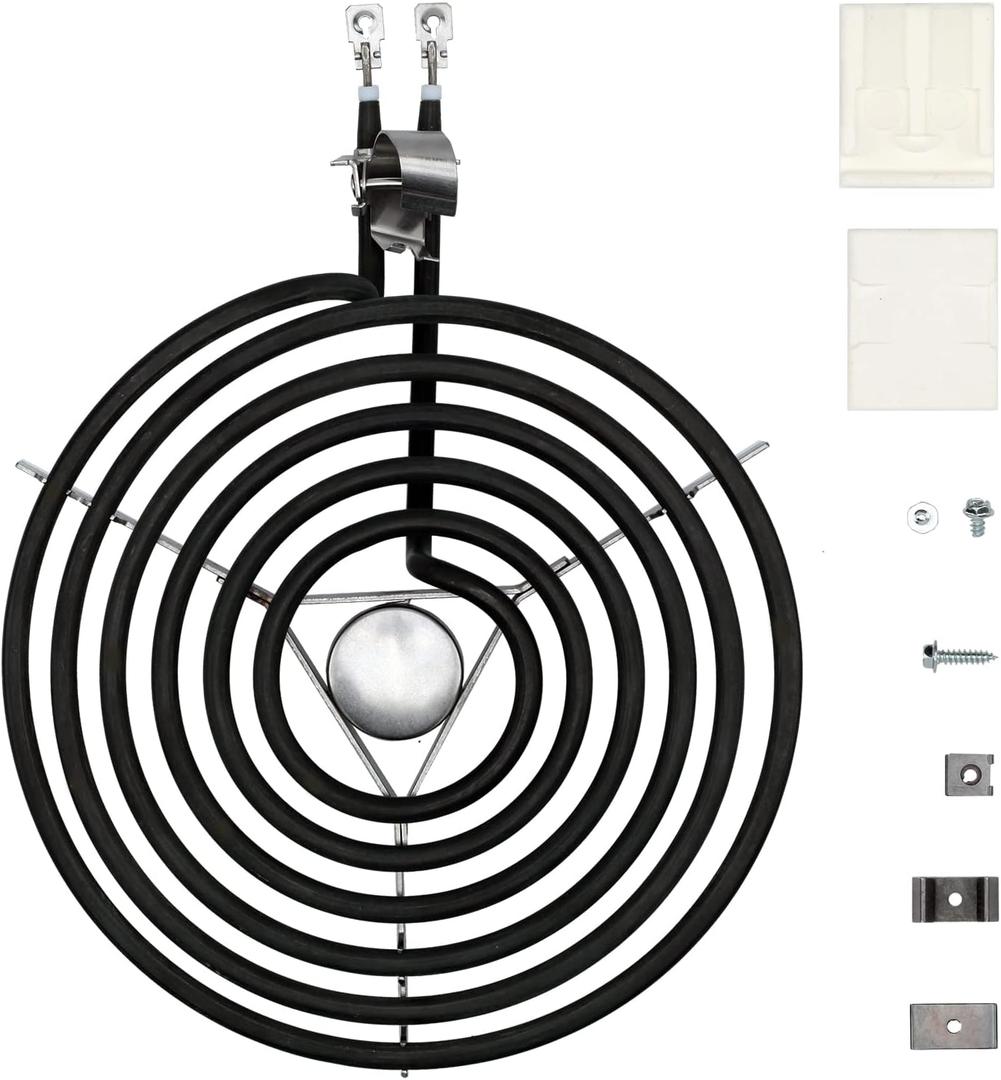 WB30X348 Electric Stove Burners 8'' 2350W By TOP-HEATER Upgraded 235217 Fit GE Hotpoint RCA Stove coil surface Element Replace WB30X0214, WB30X0215, WB30X0324,WB30X367, WB30X5037, WB30X5038 1Pack