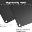 Metal Door Kick Plate for Bottom of Door, 8 x 34 Inches Strike Plates with Screws, Exterior/Interior Door Protection Plate, Door Plate for Decor Avoid The Door from Kicking