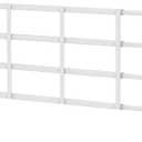 Fixed Window Safety Guard 19”x 54” Adjustable Width Prevents Accidental Falls, Non-Egress, Tamper Resistant Screws Included, White, Single Pack