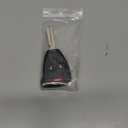 X AUTOHAUX Key Shell Case Keyless Entry Remote Key Fob Replacement Case for Dodge for Ram 1500 2500 3500 2006-2009 3 Buttons OHT692427AA/M3N5WY72XX