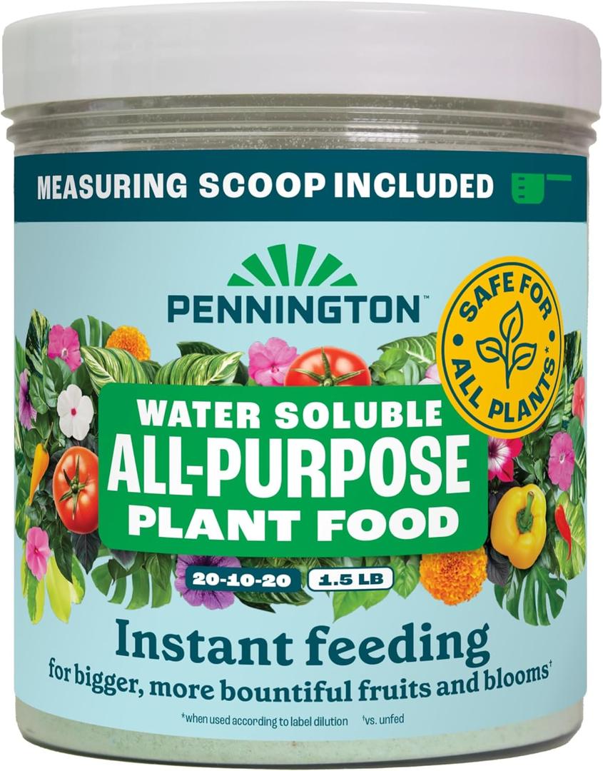 Pennington Water Soluble All Purpose Plant Food 20-10-20-1.5 lb (EXP 11/30/26)
