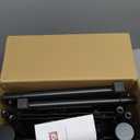 Sakugi Metal Clothes Rack - Double Rod Clothing Rack with Fixed Extension Rod & Universal Wheels, Coat Rack with Built-In Shelf for Closet Organizers and Storage (38.5" x 16.9" x 59.0", Black)