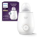 Philips Avent Premium Fast Bottle Warmer, with Smart Temperature Control, Water Bath Technology, Automatic Shut-Off, Model SCF358