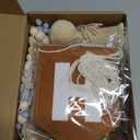 Felt Khaki Blue Happy Birthday High Chair Banner Pre-Strung Birthday Hanging Decoration For 1st Birthday Decorations Boy