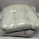 Battilo Chair Cushions Set of 2 for Dining Chairs, Seat Cushions for Kitchen Chairs with Non-Slip Backing, Indoor/Outdoor Waterproof Chair Seat Pads with Ties, 15.5"x15.5"x4", Sage Green