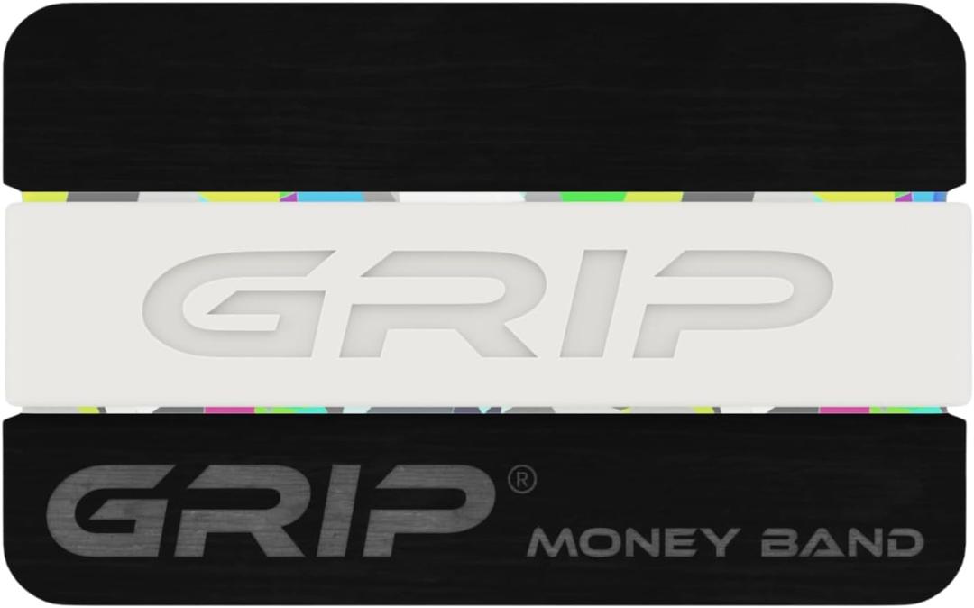 Grip Money Band - GLOW IN DARK - Premium Silicone Band for Cash & Cards - Slim & Durable Design