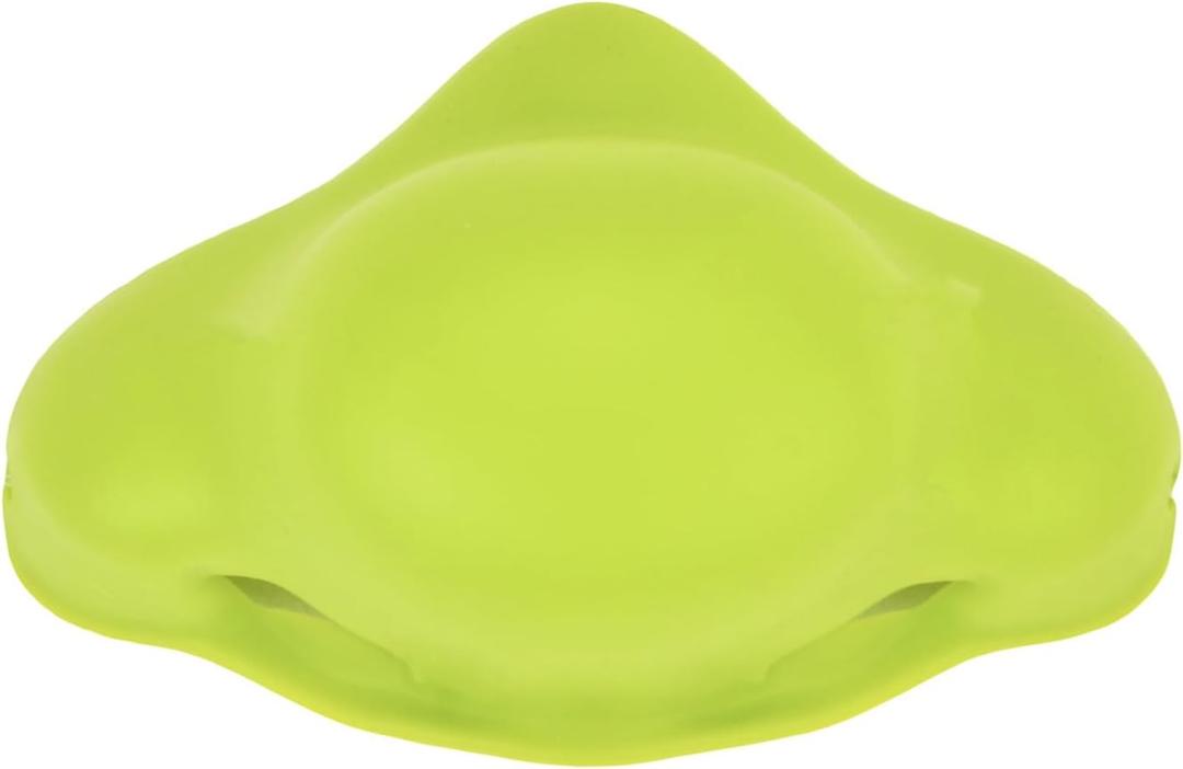 Novelty Costume Silicone Fake Nose with Clear Elastic Strap, Lime Green, Party Accessory, Soft Material