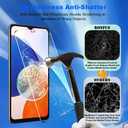 2+2 Pack Tempered Glass Screen Protector for Samsung Galaxy A14 5G 2023 with Camera Lens Protector, Ultra HD, 9H Hardness, Case Friendly