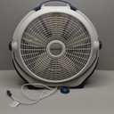Lasko Wind Machine Fan, Air Circulator Fan with 3 Speeds, 20" Model 3300, Gray
