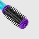 CALISTA GoGo Mini Heated Round Brush | Curl, Touch-Up, De-Frizz, Smooth, and Style Hair with Mini 7 Styling Tool | Heats to 365F | Perfect Travel Tool | Dual Voltage (Berry Burst)