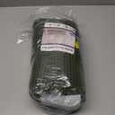 RESARE Waffle Bathroom Runner Rugs, Super Absorbent Bath Mat Non Slip Washable Quick Dry, Upgraded Ultra Soft Boho Bath Rugs with Tassels for Hallway Bedroom Laundry Room, 2'x5'(24"x60"), Green