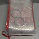 AceOrbit 3 Set Large Red Gift Box with Bow and Clear Window Valentine's Day Empty Boxes Cardboard Fillable Chocolate Flower Arrangement Packaging for Valentine Birthday Bridal Wedding