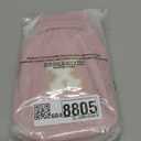 Viverte Small Corduroy Sling Bag Initial Crossbody Bag Fanny Pack for Girls Personalized Birthday Gifts for Teen Girls Gifts (Pink)