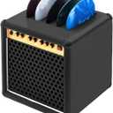 KCMOSGI Guitar Picks Holder Box, Amp Pick Holder with 5 Guitar Picks, Guitar Pick Box for Guitar, Bass, Ukulele