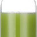 Karafu 50 Ounces/1.5 Liter Glass Carafe with Lid, Borosilicate Glass Pitcher for Hot/Cold Water, Ice Tea and Juice Beverage