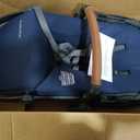 UPPAbaby RumbleSeat V3 Second Lower Seat - Compatible with Vista V2 and Vista V3 - All-Weather Seat + Magnetic Buckle Adapters Included - Noa (Navy/Carbon Frame/Saddle Leather)