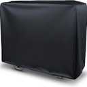 58" Outdoor Grill Cover, Heavy-Duty Gas Grill Cover for All-Weather Protection, Thickened and Durable, Anti-UV, Waterproof BBQ Cover with Adjustable Hem Drawstring, Tear Resistant Material, Black