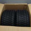 (2-Pack) 16x6.50-8 Tires - 4PR Durable Tubeless, Replacement Lawn Tractor Tires with Deep Ribbed Treads, Rim Not Included