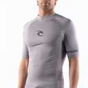 Rip Curl Men's Standard Short Sleeve Rashguard-UPF 50+ Sun Protection Surf Shirt, Tight Fit Rash Vest L