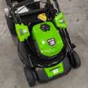 Greenworks 40V 21" Brushless (Smart Pace) Self-Propelled Lawn Mower, 2 x 4Ah USB Batteries and Charger Included MO40L4413 with Greenworks 40V Axial Leaf Blower, Tool Only, 2416202AZ