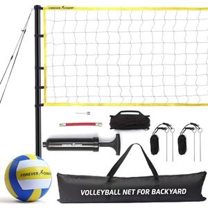 Forever Champ Volleyball Net Outdoor - Includes 32x3 Feet Regulation Size Net - Volleyball Net for Backyard, Beach, or Pool