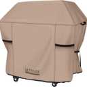 ULTCOVER Waterproof Grill Cover 55 inch, Heavy Duty BBQ Cover for 3-5 Burners Outdoor Gas Barbecue Grill (Brown)