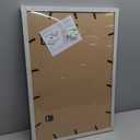 16x24 Picture Frame Set of 3, Distressed White Wood Grain 16x24 Frames for Horizontal and Vertical Wall Mounting (3 pack,White)