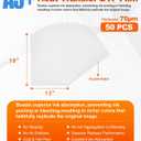 A3+ DTF Transfer Film, 13" x 19" Double Sided Matte PreTreat Heat Transfer PET Sheets for DTF Inkjet Printer, DTF Paper Direct Print on T-Shirts Textile, Hot & Cold Peel, 50 Sheets