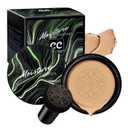 Air Cushion CC Cream Mushroom Head Foundation, Moisturizing BB Cream Concealer, Long-Lasting & Waterproof Makeup Base Primer, Even Skin Tone for All Skin Types (Nude)