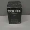 ToLife Dehumidifiers for Home 30 OZ Water Tank with Auto-Off 500 sq.ft Portable Small Dehumidifier for Bathroom Bedroom RV Closet Room 7 Colors LED Light, Black