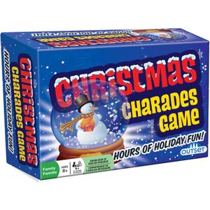 Christmas Charades Game - Outset Media, Holiday Family Game, Features 300 Charades, Develops Critical Thinking, Builds Imagination & Supports Creativity, Hours Of Holiday Fun, Ages 8+, 4+ Players