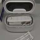 onlikin 35W Ultrasonic Jewelry Cleaner, 45KHz Retainer Cleaner for Jewelry, 5 Timer & 3 Power Modes, Eyeglasses, Rings, Watch Strap, Dentures - 20oz, 304 Stainless Steel Tank, Quiet <38dB (White)