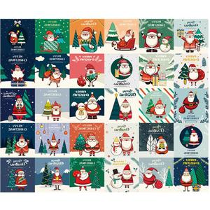 2 x Stylish and Durable Christmas Cards - Perfect for Writing and Decorating - Specialty Paper for Neat and Tidy Messages - Versatile Usage 60Pcs