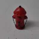 ornerx Resin Fire Hydrant Statue Decor 6" Tall - Small