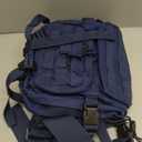 Military Tactical Backpack 25L Day Backpack for Men Molle Army 3 Days Assault Pack Bug Out Bag Water Resistant and Heavy Duty Hiking Treeking Rucksack - Dark Blue