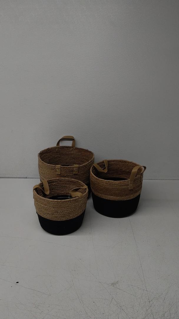 Basket Set of 3  Home Decor