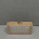Women Acrylic Evening Clutch bag Glitter Marble Purse Handbag for Wedding Cocktail Party Prom