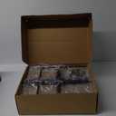 4 Pack String Light Poles for Outside, Thickened Metal Christmas Lights Hanger Pole Outdoor with Fork, Lighting Hanging Post Accessories for Patio Decor Garden Backyard Yard Outside Decorations