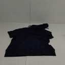 MISS MOLY Women's Short Sleeve Hoodie Full Zip Up Cotton Slim Fit Sweatshirt with Pocket (X-Large, Blue)