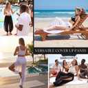 American Trends Sheer Beach Mesh Swimsuit Cover Up Harem Pants for Women High Slit See Through