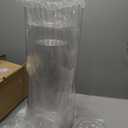 Liotww Extra Large Clear Acrylic Cylinder Flower Vase for Floor, 24 in Tall Big Wide Mouth Plastic Unbreakable Oversized Vases of 3 for Wedding Party Flower Shops (D 10", D 8", D 6" + 3 Holder)